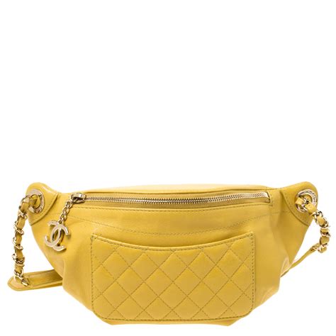 chanel quilted fanny pack waist bag